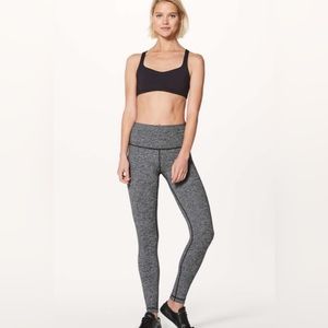 Lululemon heather grey Wunder Under leggings size 4